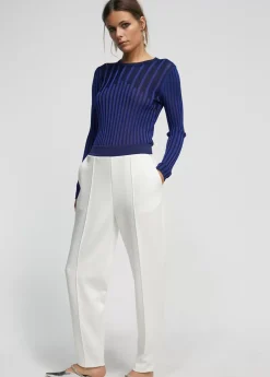 Jersey punto canalé