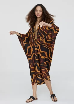 Kimono estampado en cebra