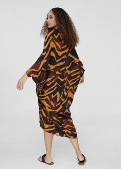 Kimono estampado en cebra