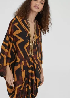 Kimono estampado en cebra