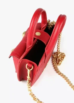 Mini bandolera con logo grabado