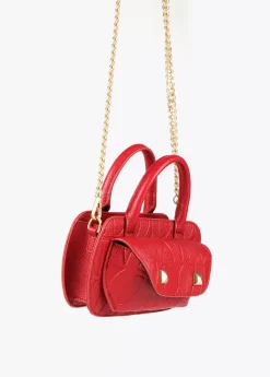 Mini bandolera con logo grabado