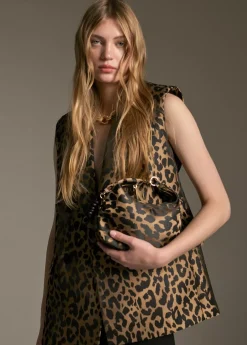 Mini bolso animal print