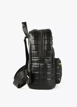 Mochila acolchada de cuadros