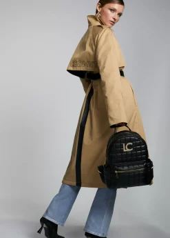 Mochila acolchada de cuadros