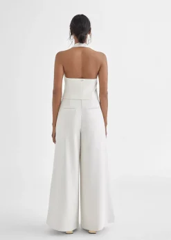 Pantalón ancho y fluído