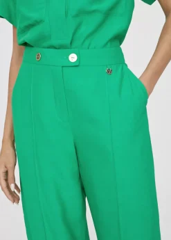 Pantalón cropped monocolor