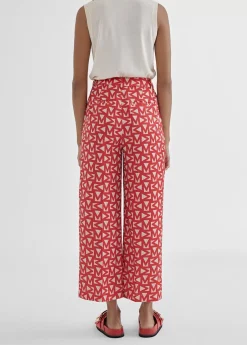 Pantalón cropped monograma