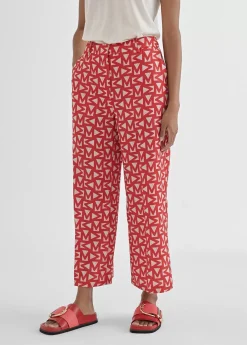 Pantalón cropped monograma