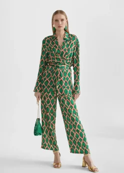 Pantalón culotte estampado