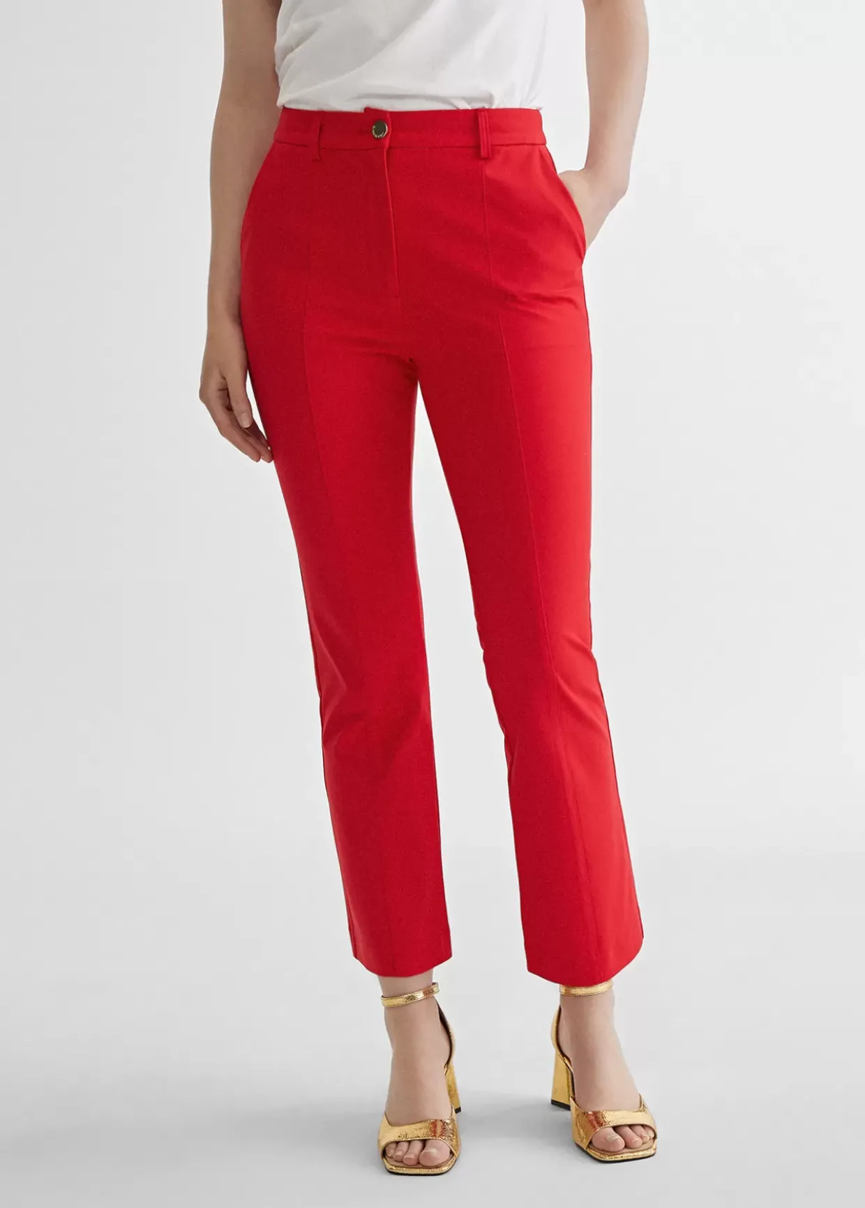 Pantalón de punto campana