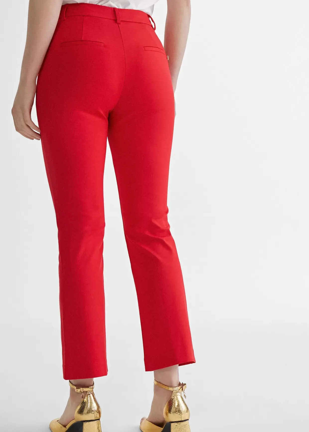 Pantalón de punto campana