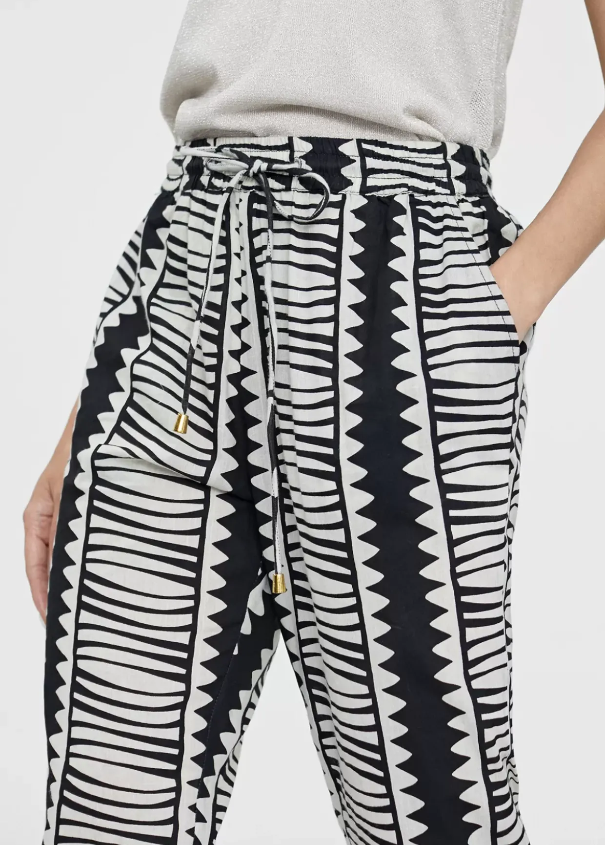 Pantalón jogging bicolor