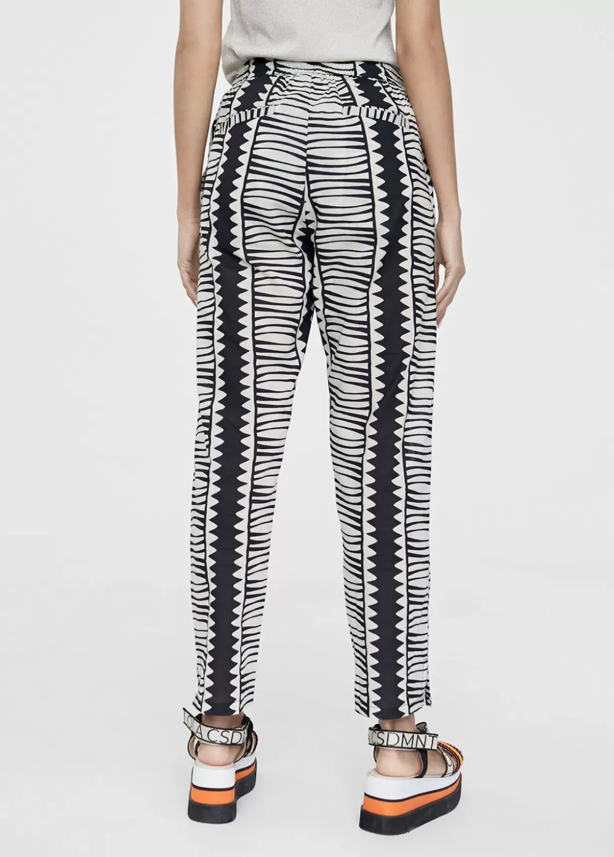 Pantalón jogging bicolor