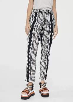 Pantalón jogging bicolor