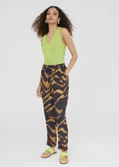 Pantalón jogging estampado zebra