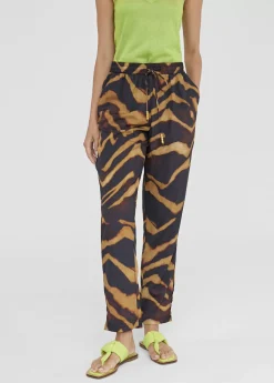 Pantalón jogging estampado zebra