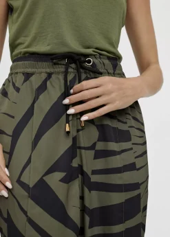 Pantalón jogging estampado cebra