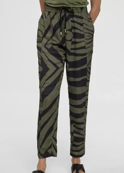 Pantalón jogging estampado cebra