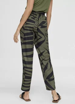 Pantalón jogging estampado cebra