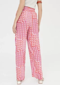 Pantalón palazzo estampado