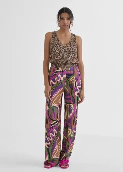 Pantalón palazzo fluido