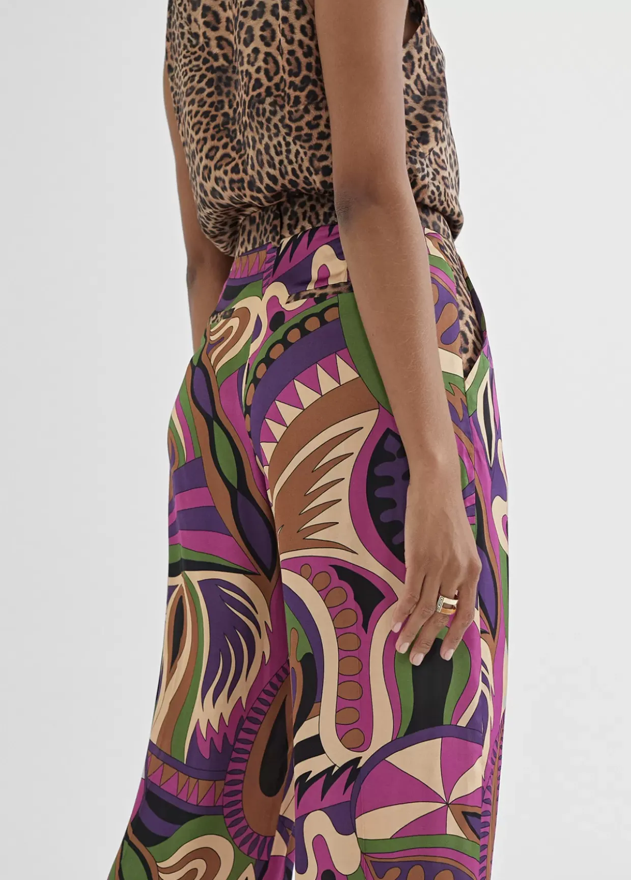 Pantalón palazzo fluido