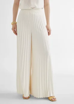 Pantalón plisado y fluído