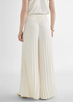 Pantalón plisado y fluído