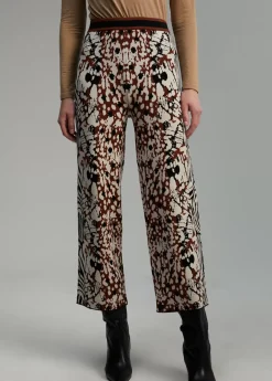 Pantalón punto animal print