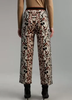 Pantalón punto animal print