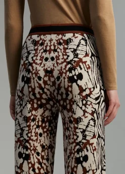 Pantalón punto animal print