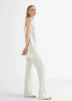 Pantalón recto fluido