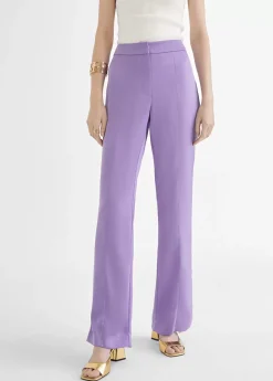 Pantalón recto fluido