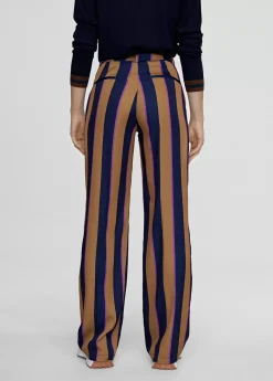 Pantalén satén rayas