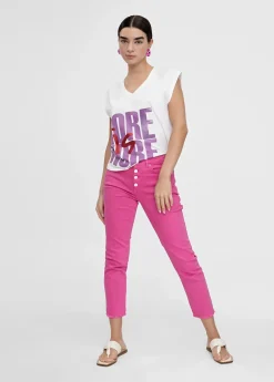 Pantalón tejano con botones