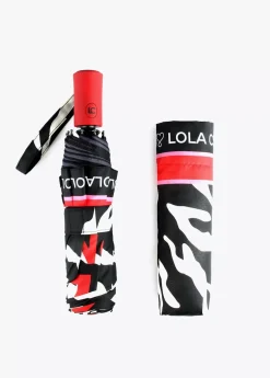 Paraguas pequeño automático print cebra| Lola Casademunt