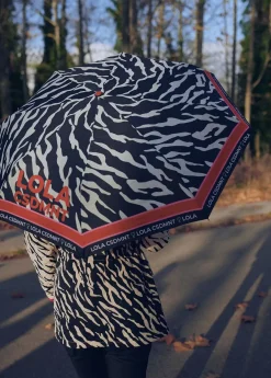Paraguas pequeño automático print cebra| Lola Casademunt