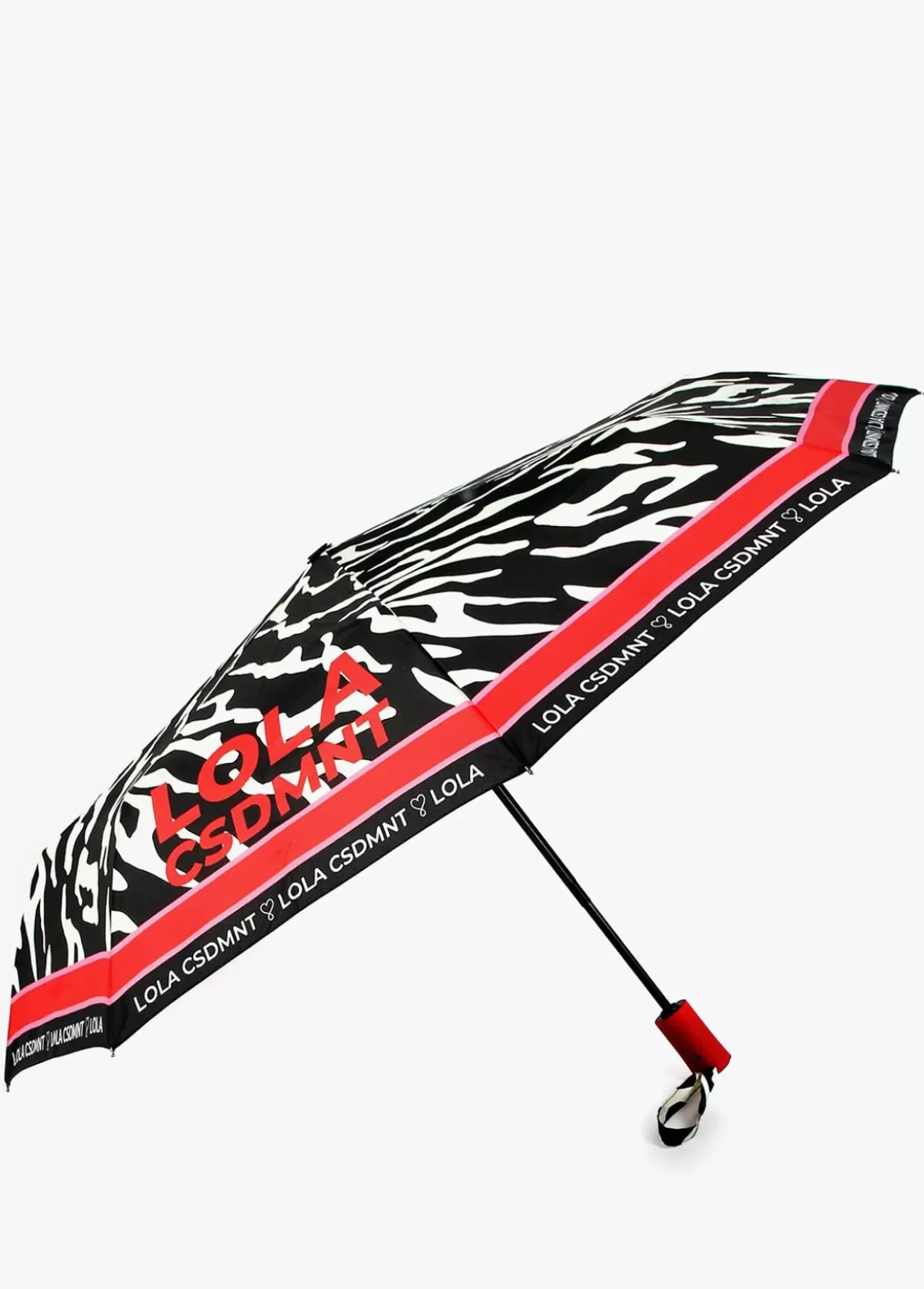 Paraguas pequeño automático print cebra| Lola Casademunt