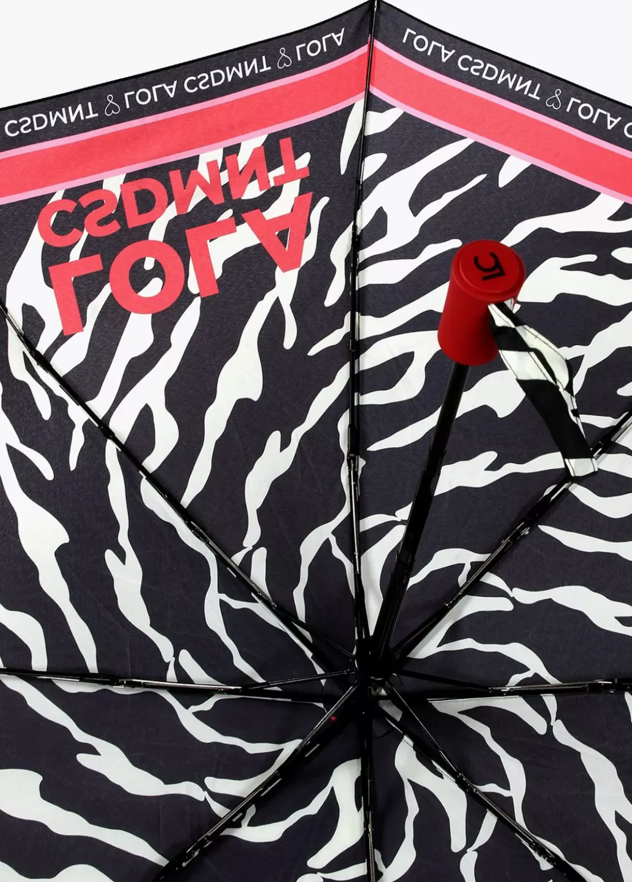 Paraguas pequeño automático print cebra| Lola Casademunt