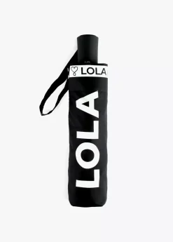 Paraguas pequeño automático logo | Complementos | Lola Casademunt