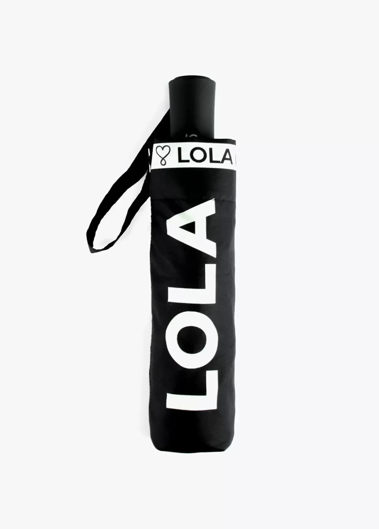 Paraguas pequeño automático logo | Complementos | Lola Casademunt