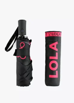 Paraguas pequeño negro automático |  Complementos | Lola Casademunt