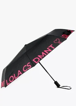 Paraguas pequeño negro automático | Complementos | Lola Casademunt