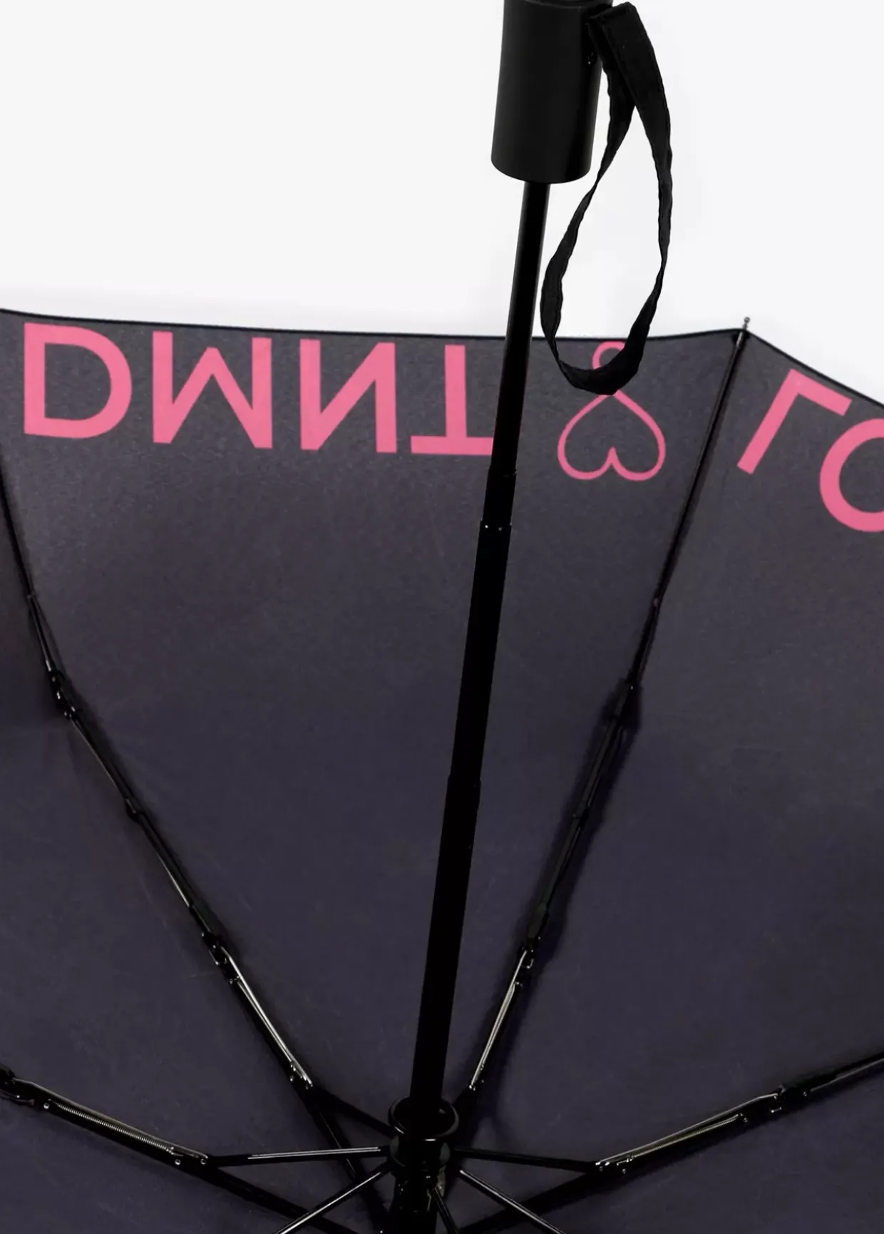 Paraguas pequeño negro automático | Complementos | Lola Casademunt