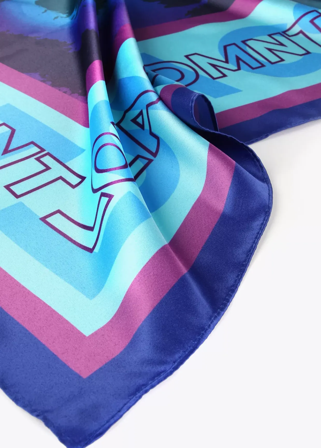 Pañuelo animal print azules