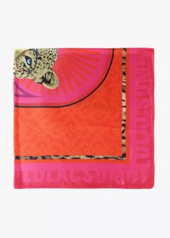 Pañuelo leopardo y flores