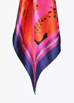 Pañuelo leopardo y logo