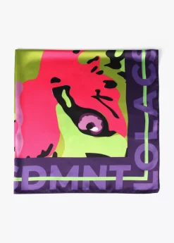 Pañuelo satinado cara animal