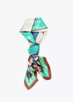 Pañuelo verdes y azules